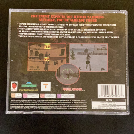 Spec Ops: Stealth Patrol - PS1 game - Used