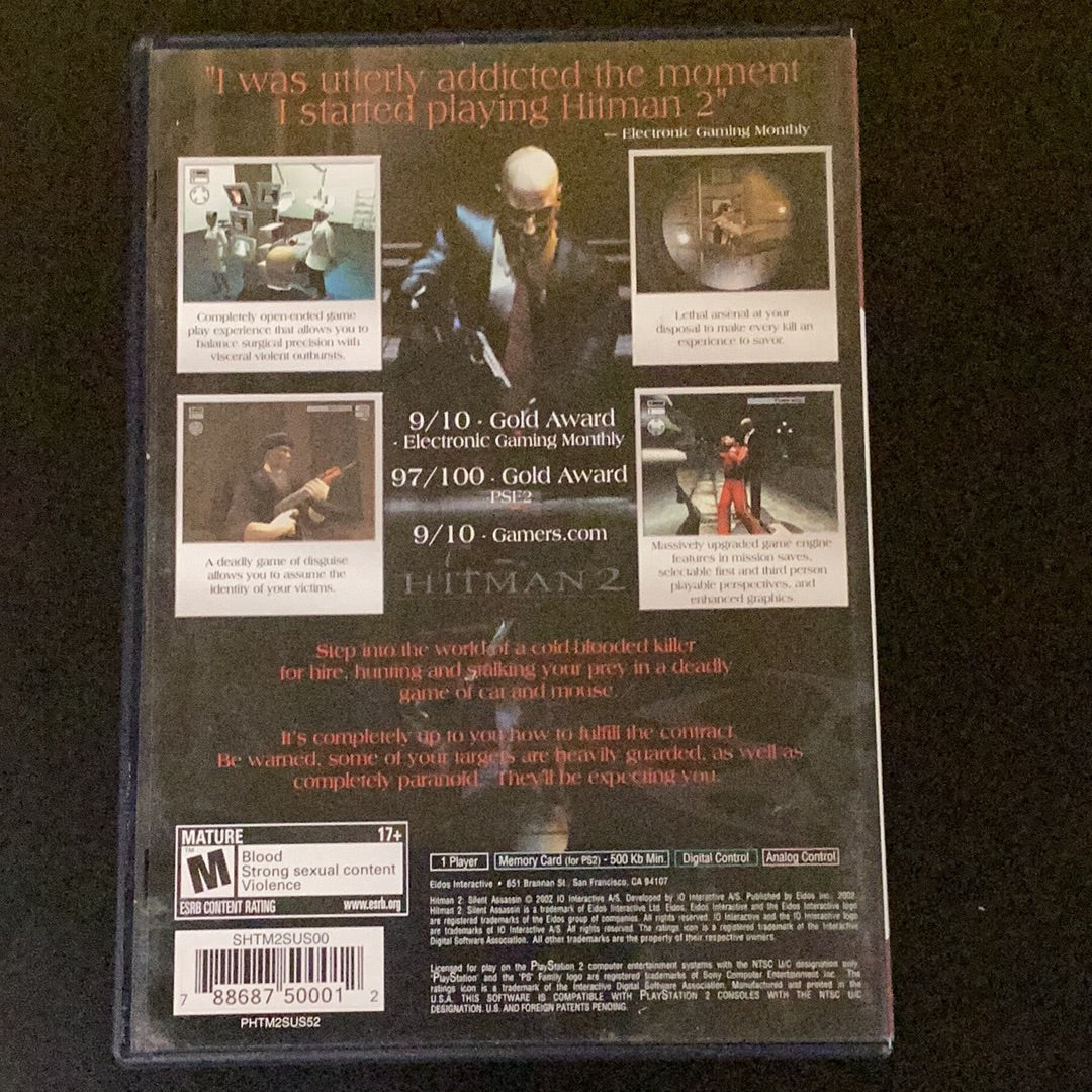 Hitman 2 Silent Assassin - PS2 Game - Used