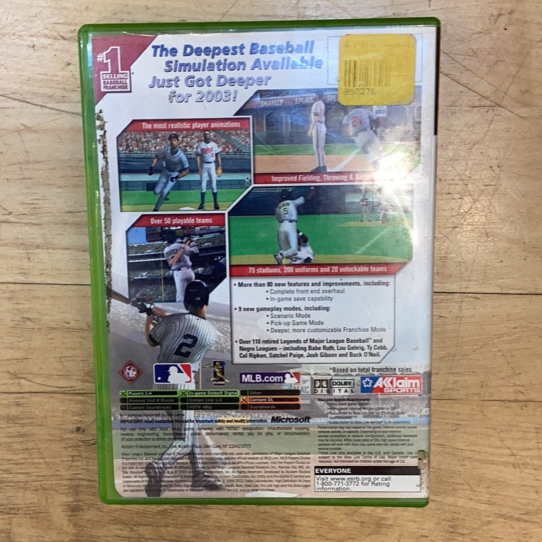 All Star Baseball 2004 - Xbox - Used