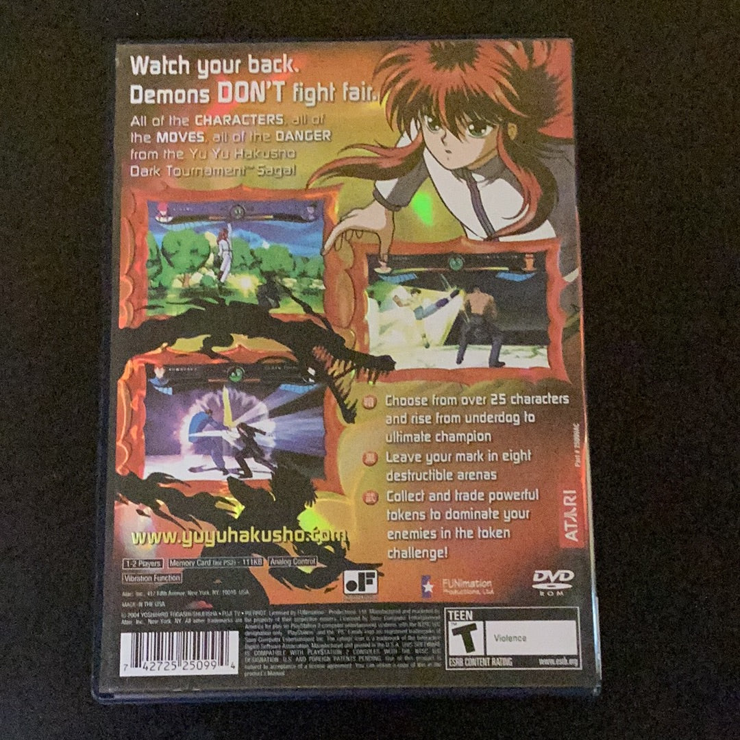 Yu Yu Hakusho Dark Tournament - PS2 Game - Used