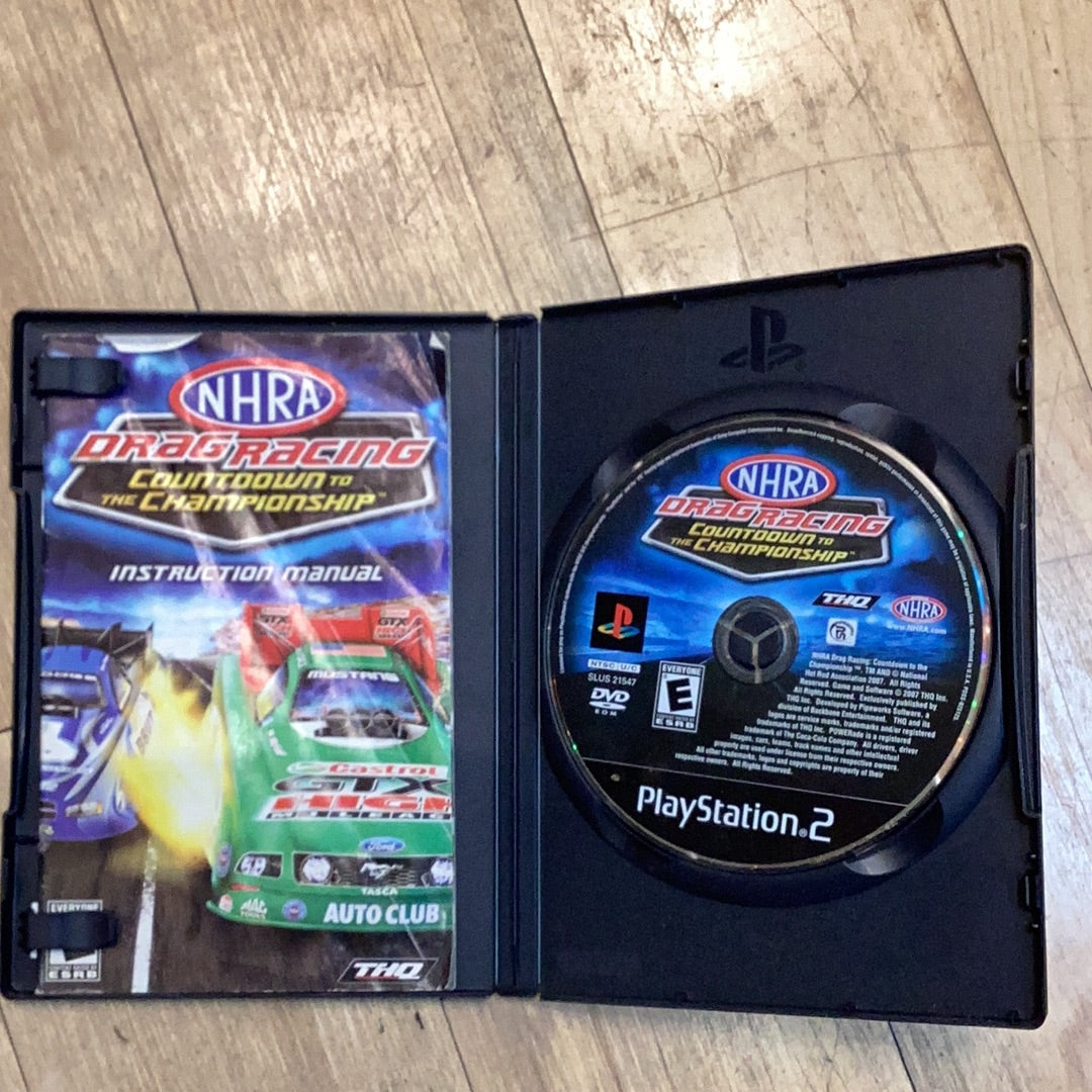 NHRA Drag Racing Countdown to The Championship -PS2- Used