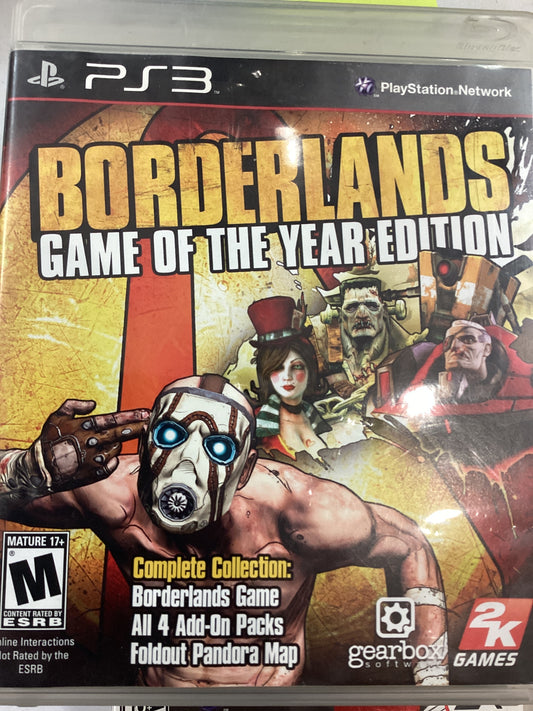Borderlands Game of The Year Edition - PS3 Game - Used