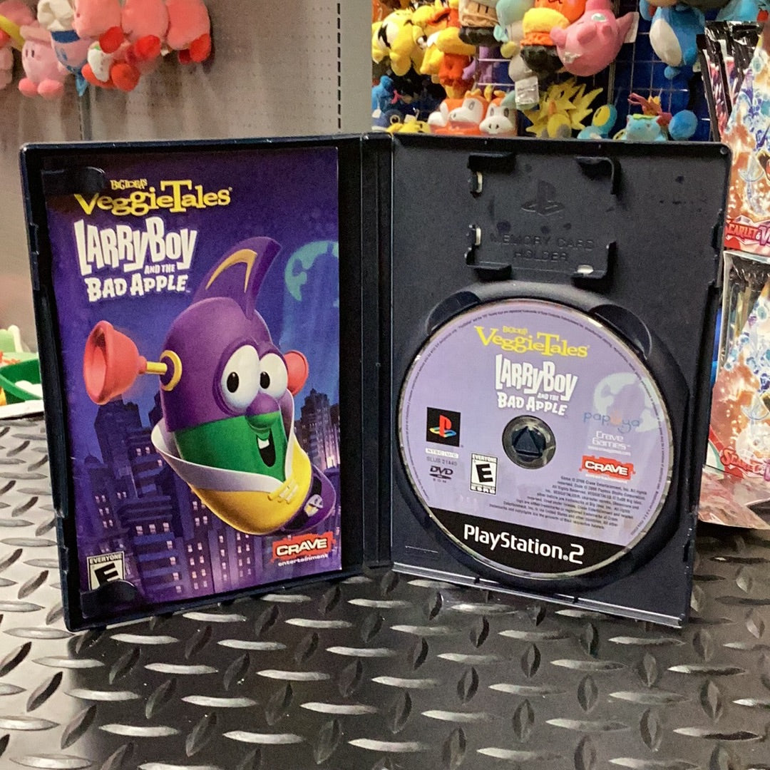 VeggieTales Larryboy and the Bad Apple - PS2 Game - Used