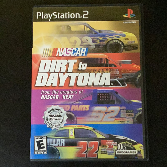 NASCAR Dirt to Daytona - PS2 Game - Used
