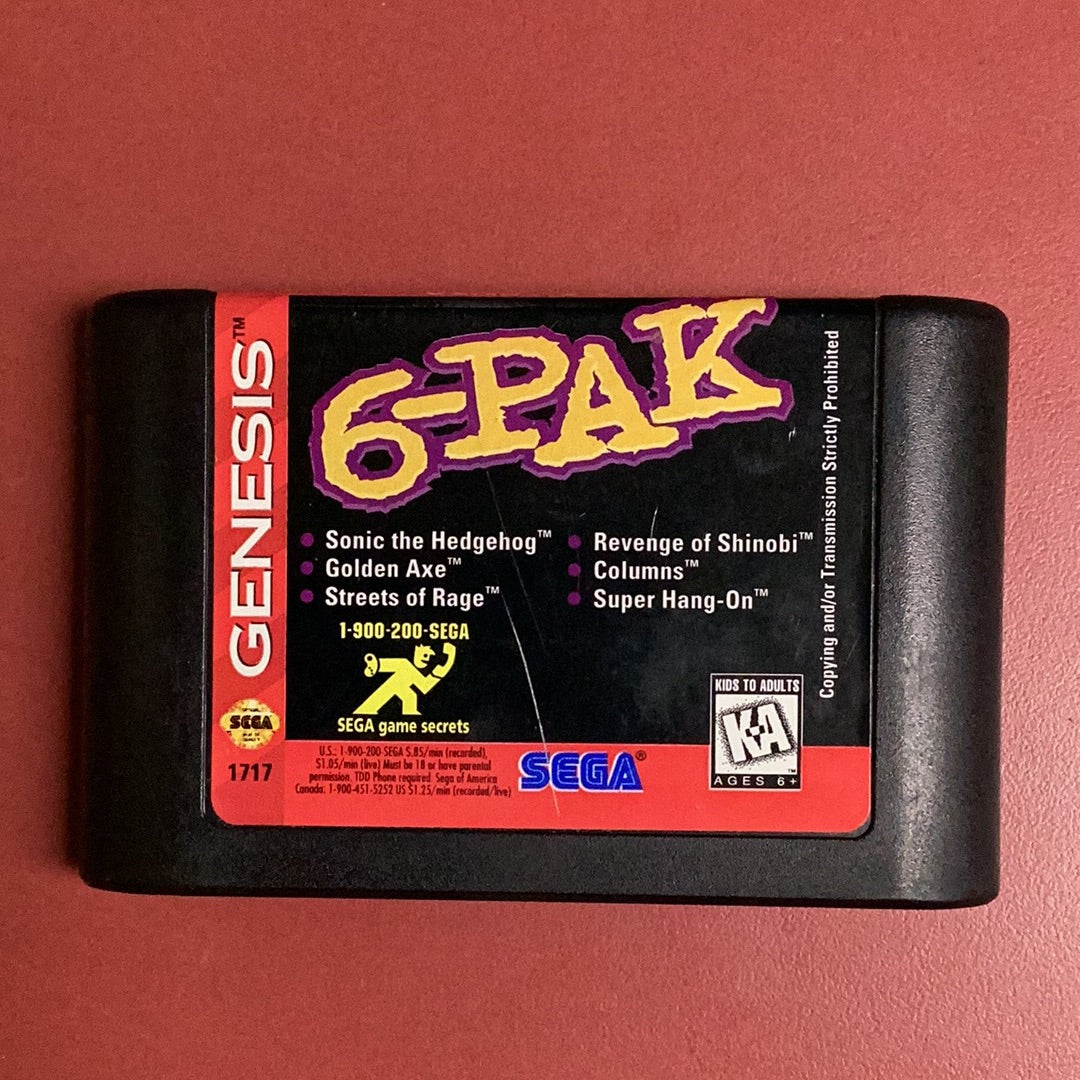 6 Pak - Genesis - Used