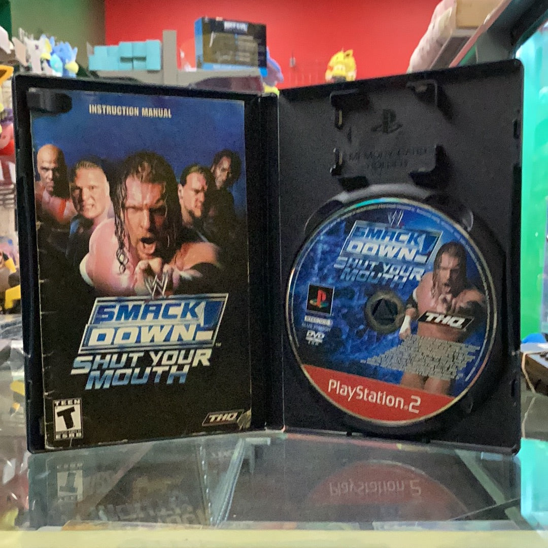 WWE Smackdown Shut your Mouth- PS2 Game - Used
