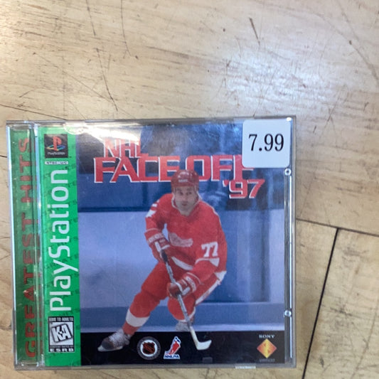 NHL Face Off 97 - PS1 - Used
