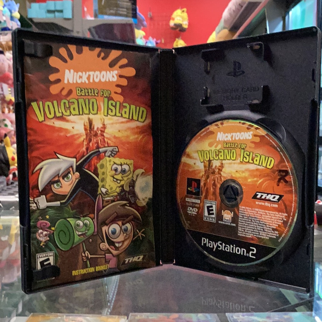 Nicktoons Battle for Volcano Island - PS2 Game - Used