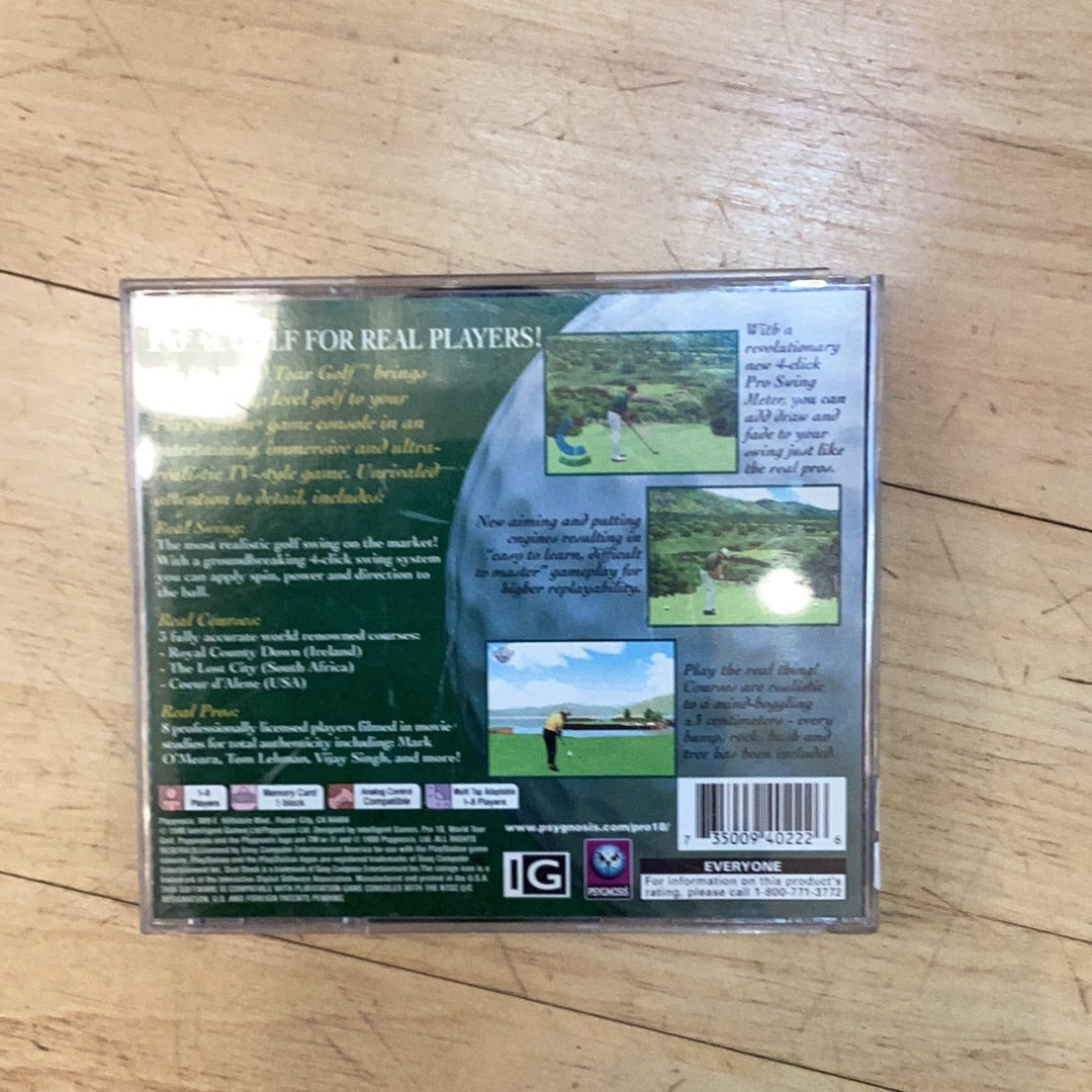 Pro 18 World Tour Golf - PS1 - Used