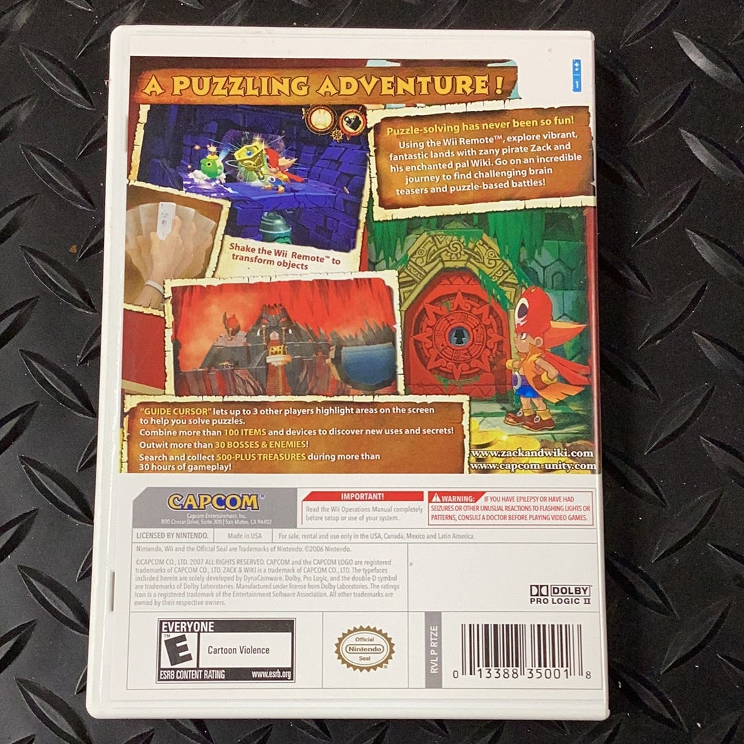Zack & Wiki Quest for Barbaros Treasure - Wii - Used