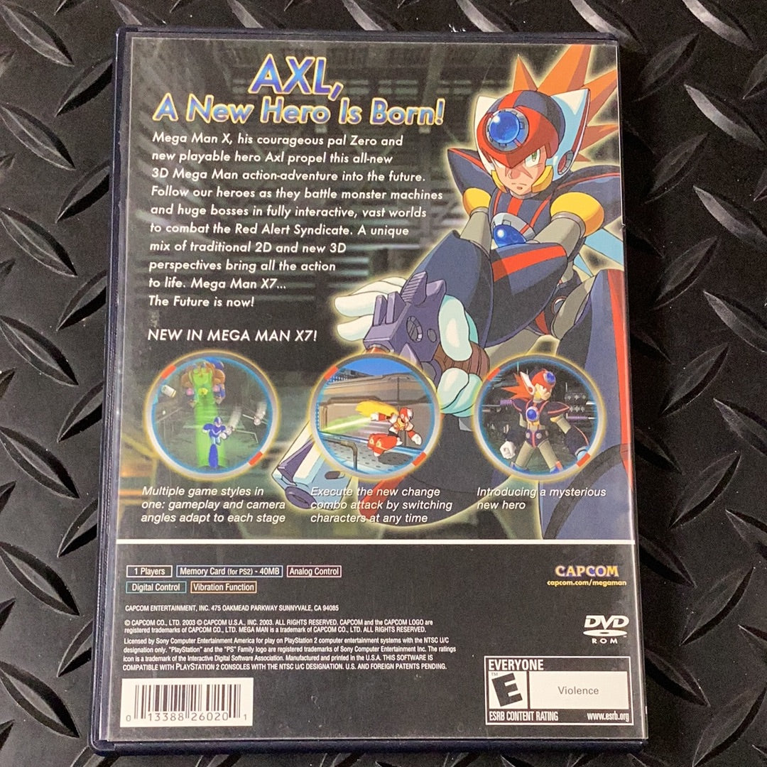 Megaman X7 - PS2 Game - Used