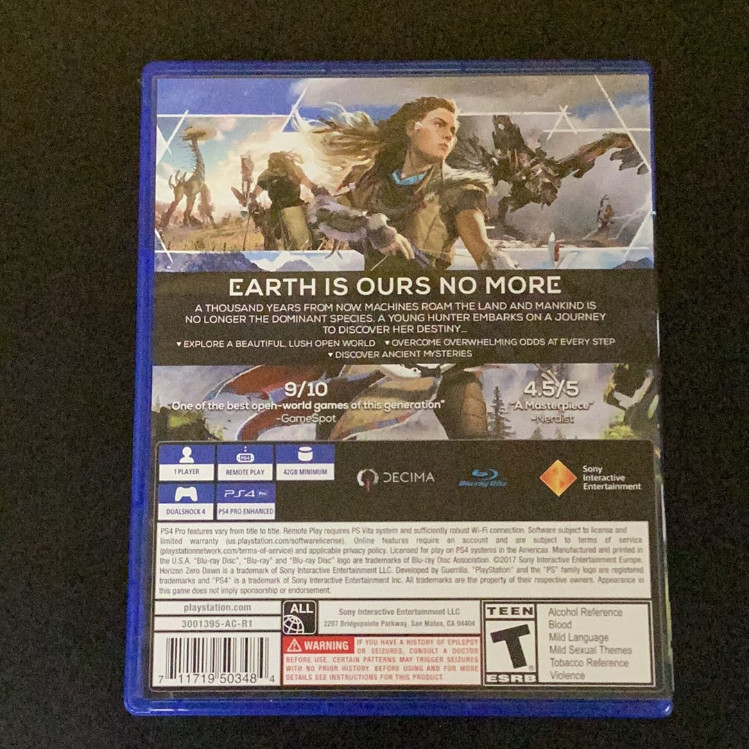 Horizon Zero Dawn - PS4 Game - Used