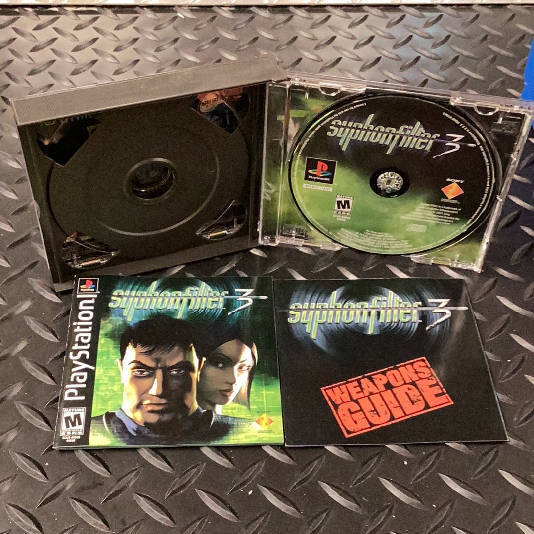 Syphon Filter 3 - PS1 Game - Used