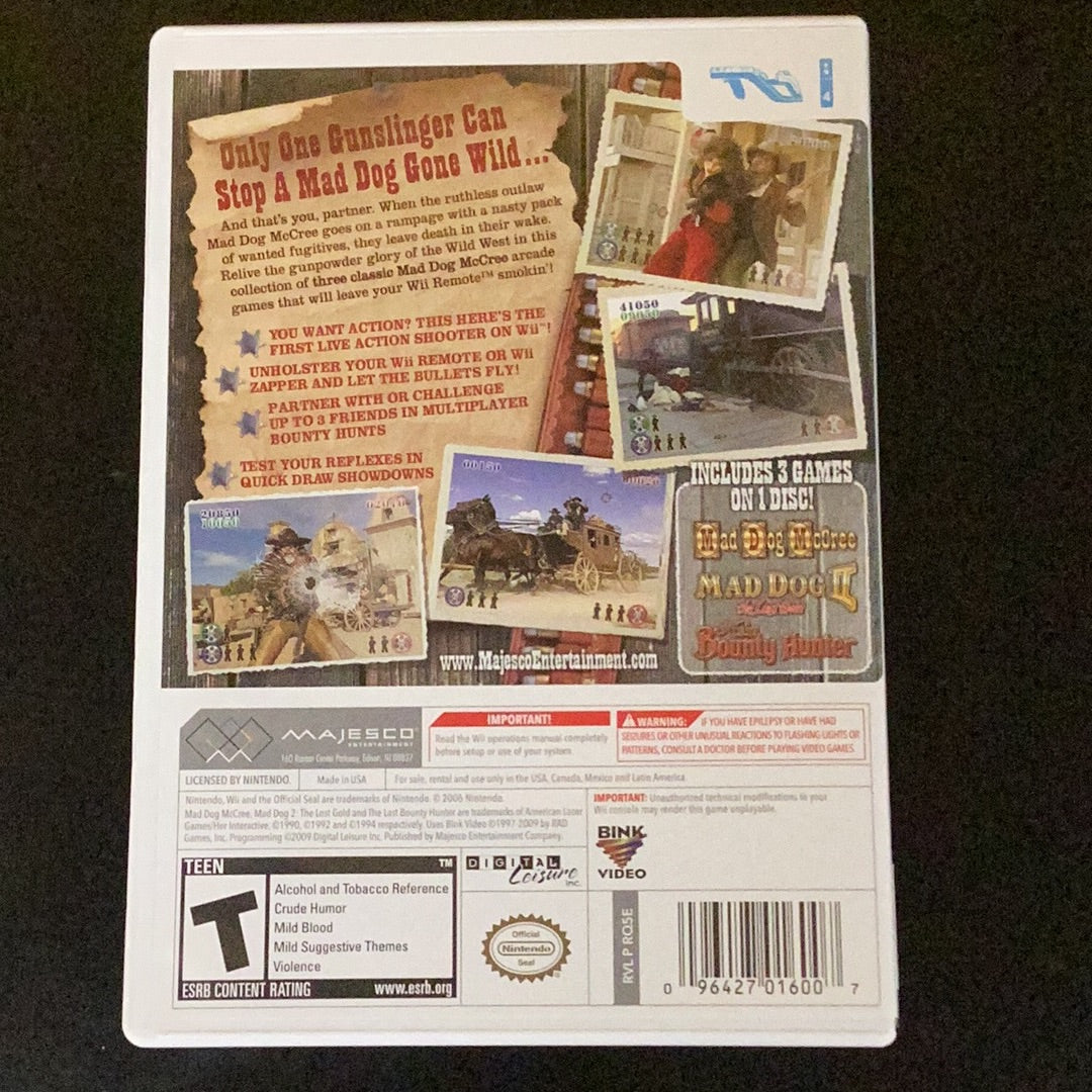 Mad Dog McCree Gunslinger Pack - Wii - Used