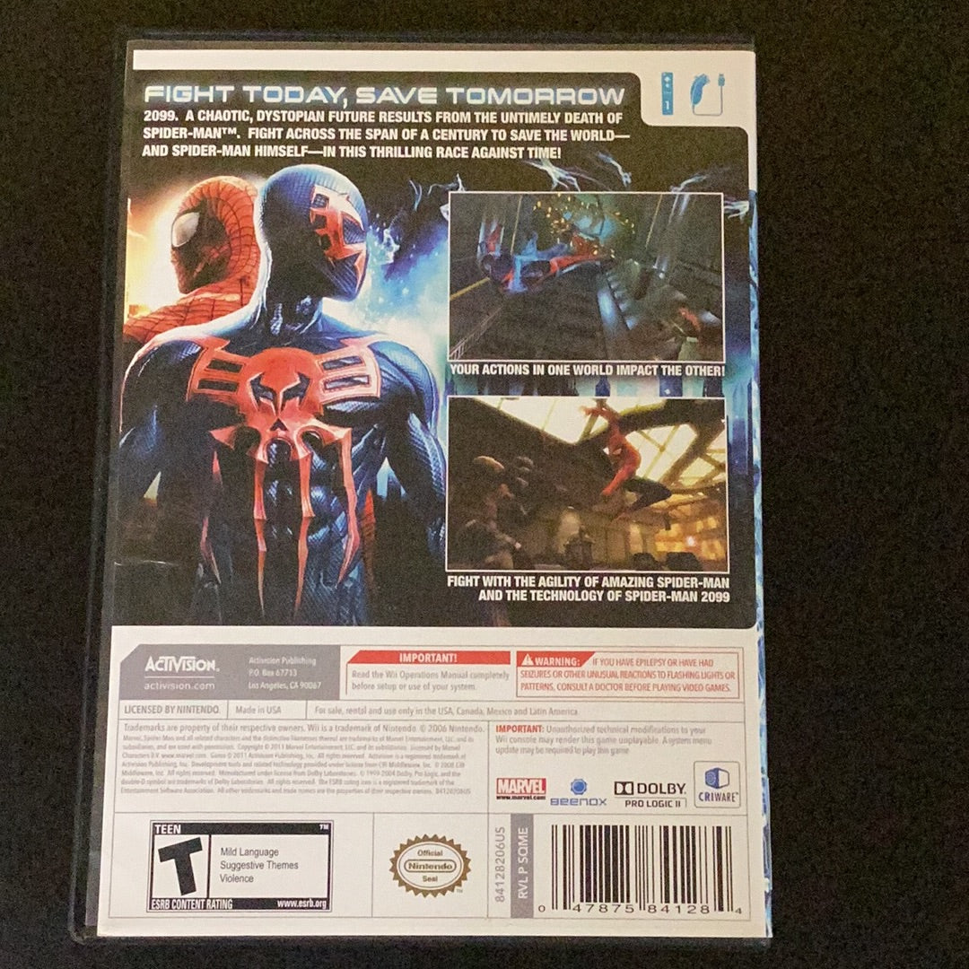 Spiderman Edge of Time - Wii - Used