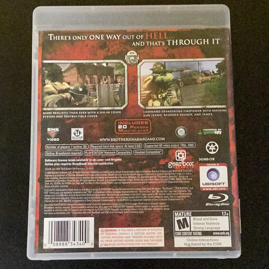 Brothers in Arms Hells Highway - PS3 Game - Used