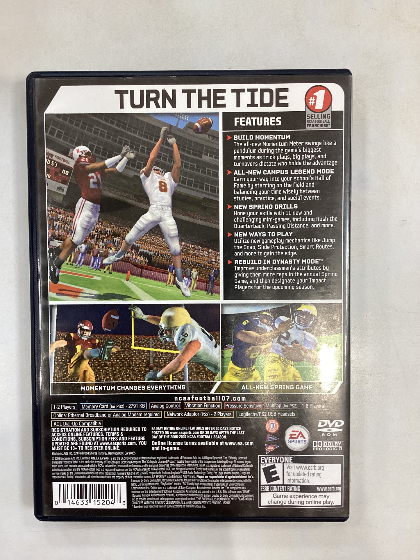 NCAA 07 Football - PS2 - Used