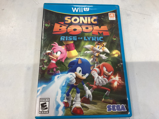 Sonic Boom Rise of Lyric -Wii U- Used