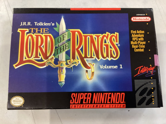 The Lord of The Ring Vol. 1 -SNES- Used