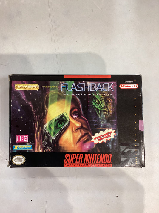 Flashback The Quest for Identity - SNES - Used