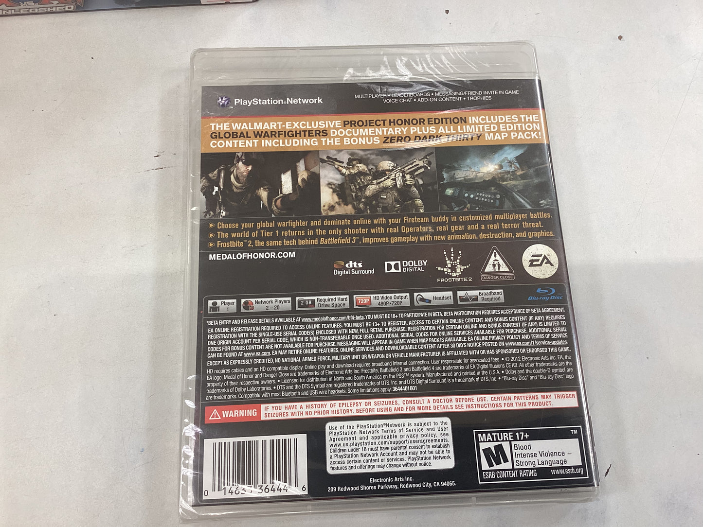 Medal of Honor; Warfighter -PS3- New