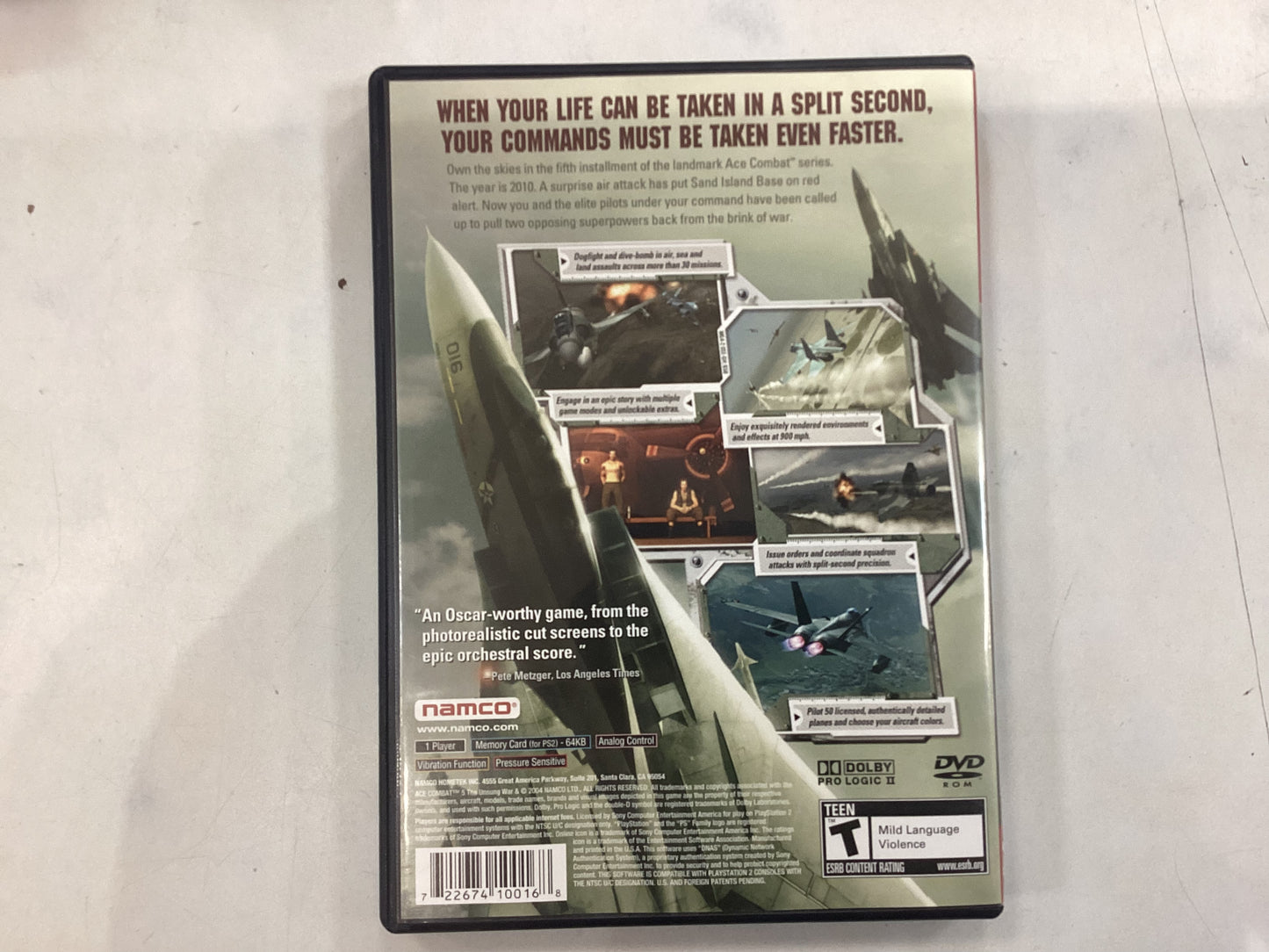 Ace Combat 5; The Unsung War -PS2- Used