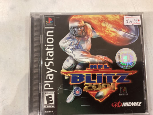 NFL Blitz 01 -PS1- Used