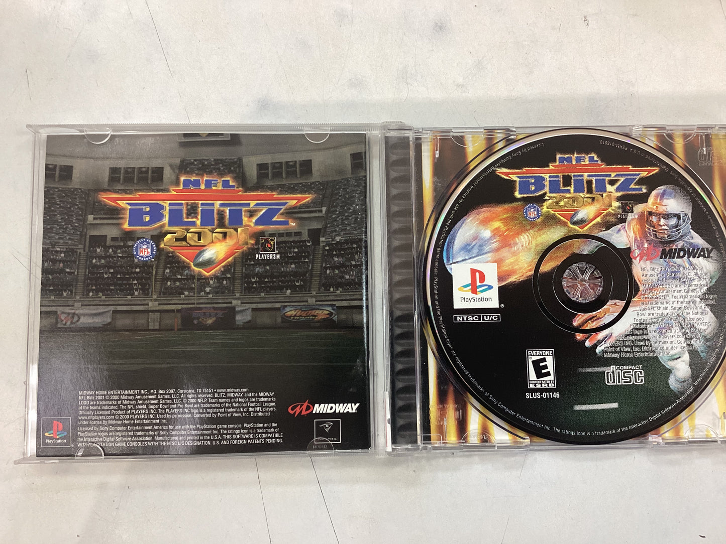 NFL Blitz 01 -PS1- Used