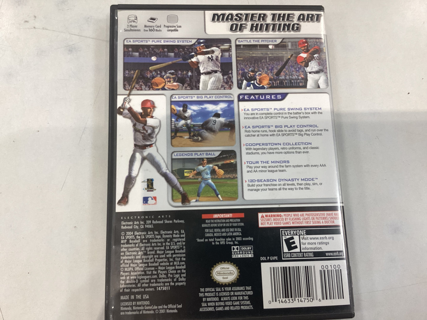 MVP Baseball 04 -GAMECUBE- Used