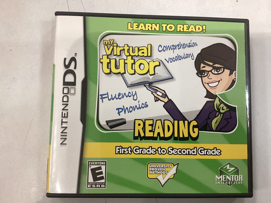 The Virtual Tutor; Reading First-Second Grade -DS- Used