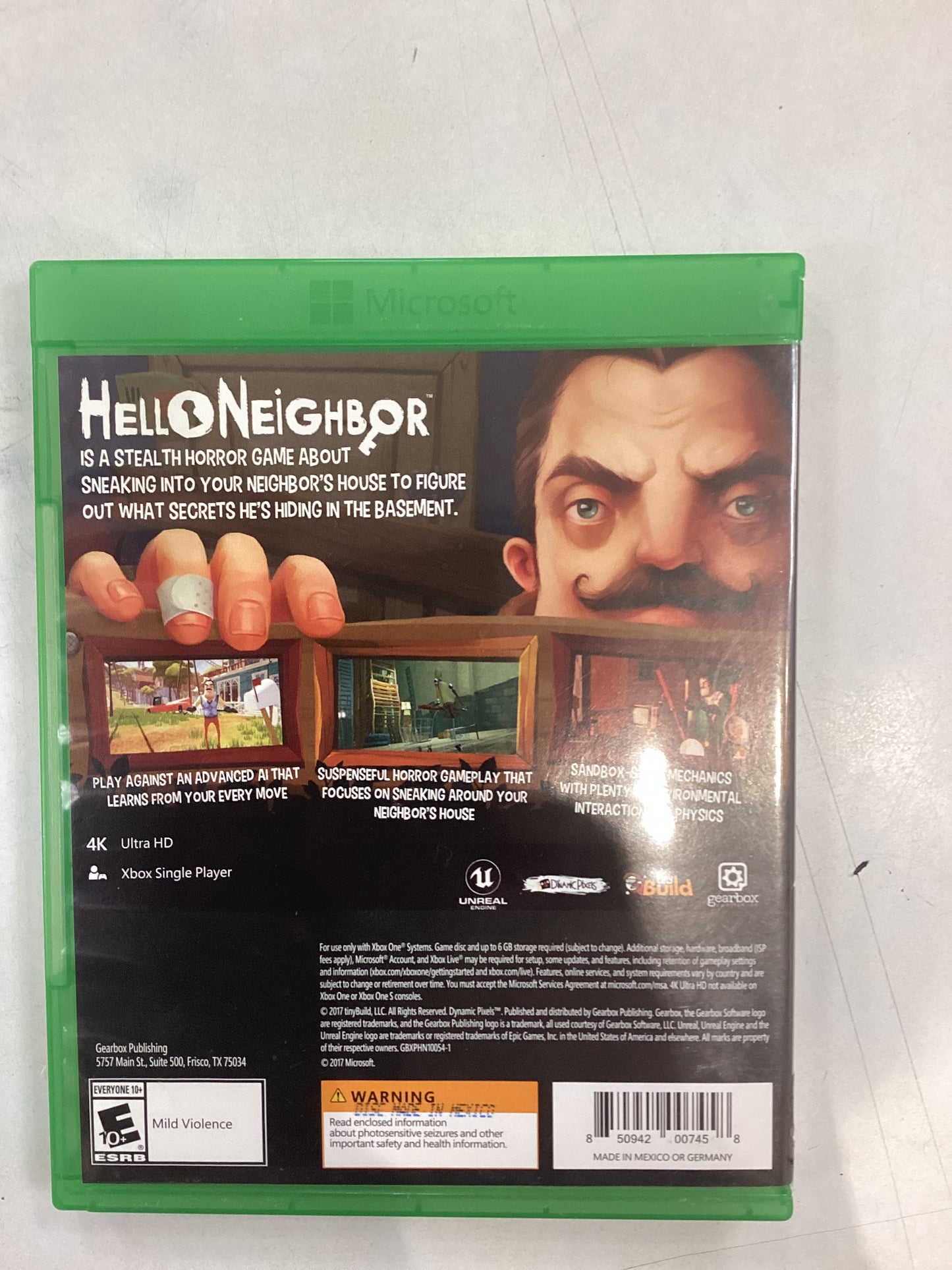 Hello Neighbor - Xbox One - Used