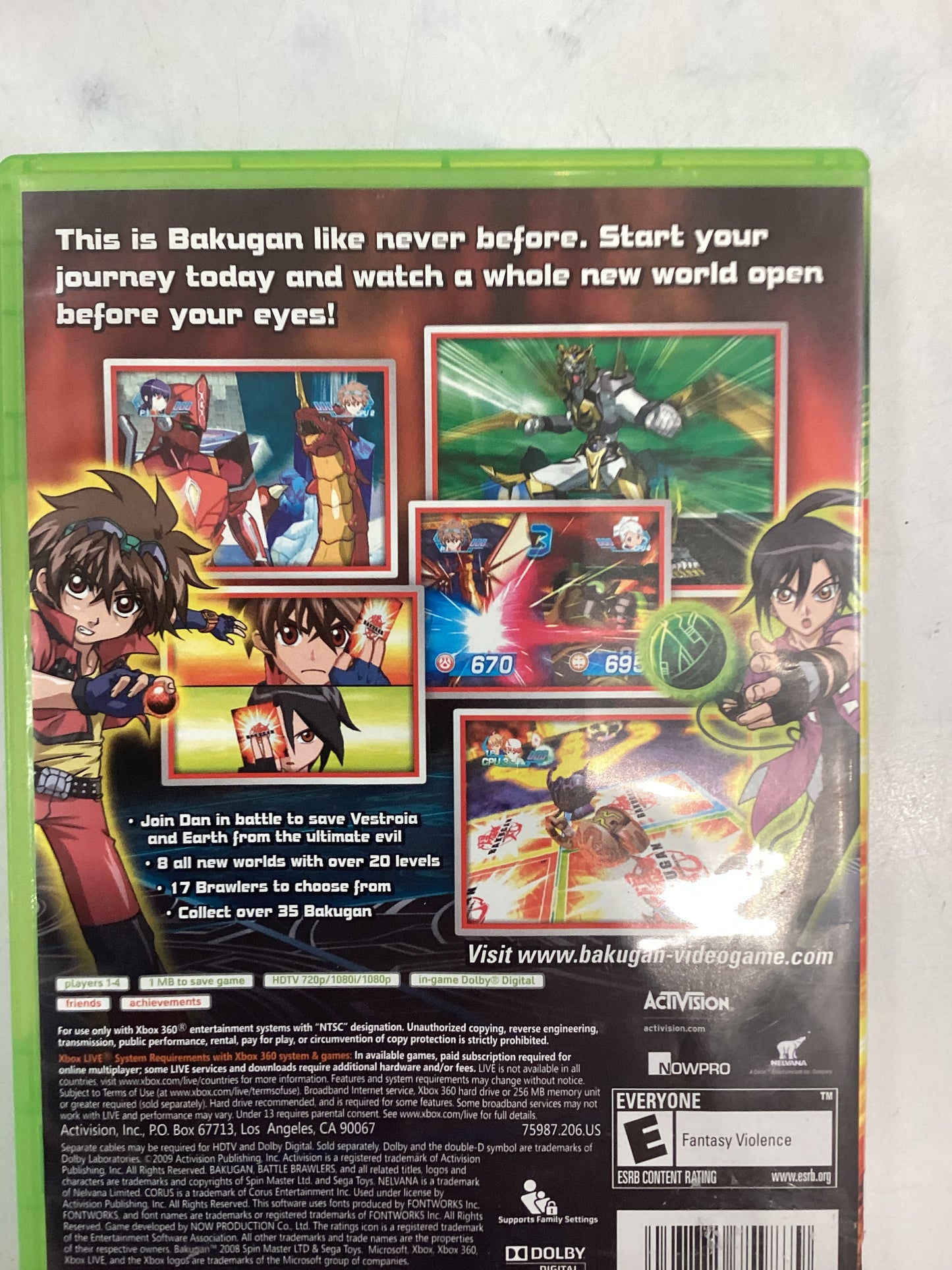 Bakugan Battle Brawlers - Xbox 360 - Used