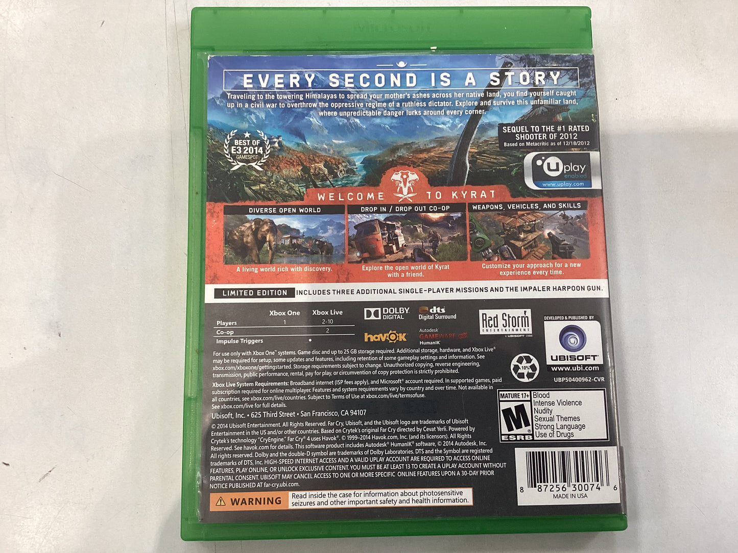 Far Cry 4 -XB1- Used