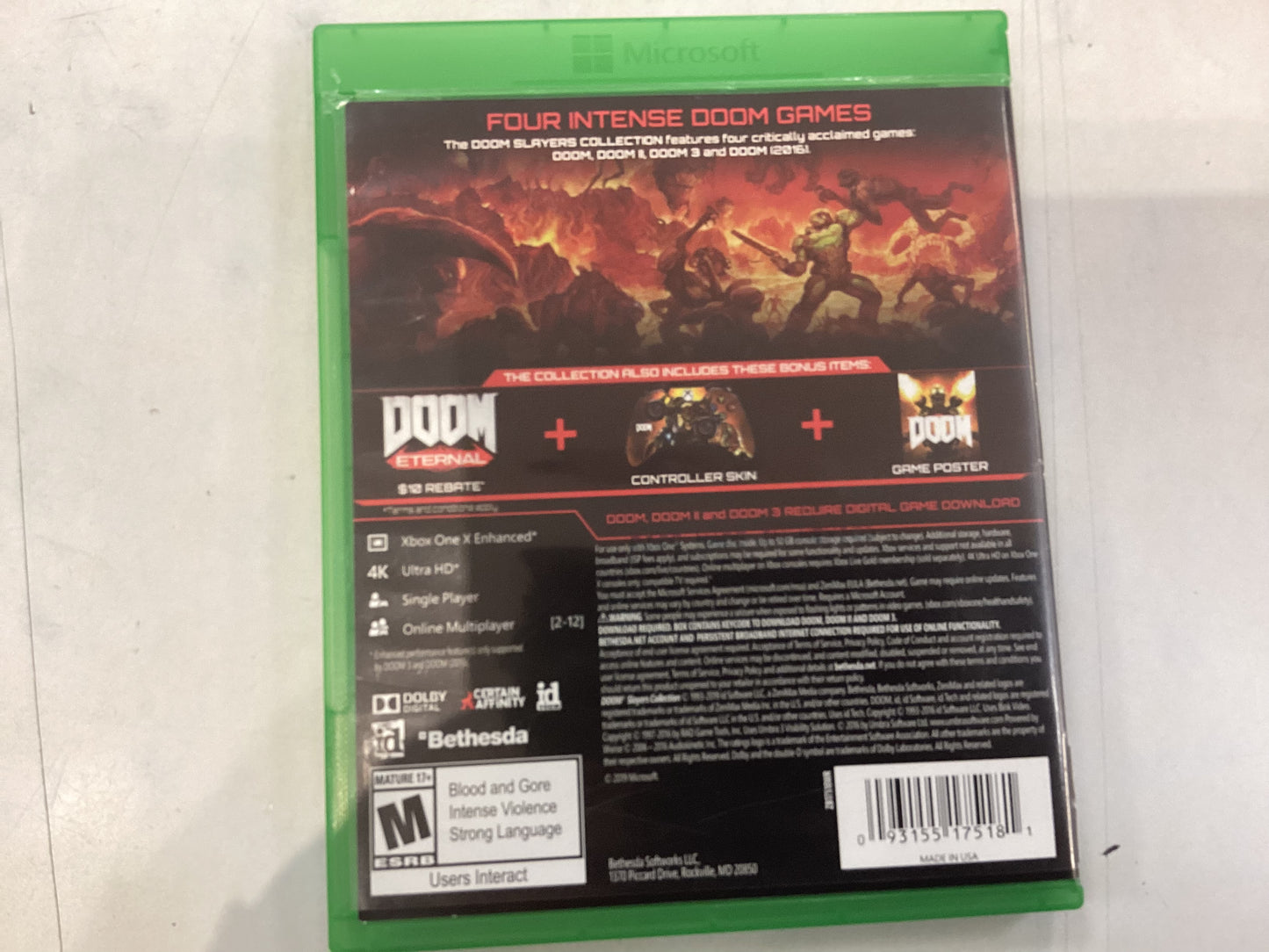 Doom Slayer Collection -XB1- Used