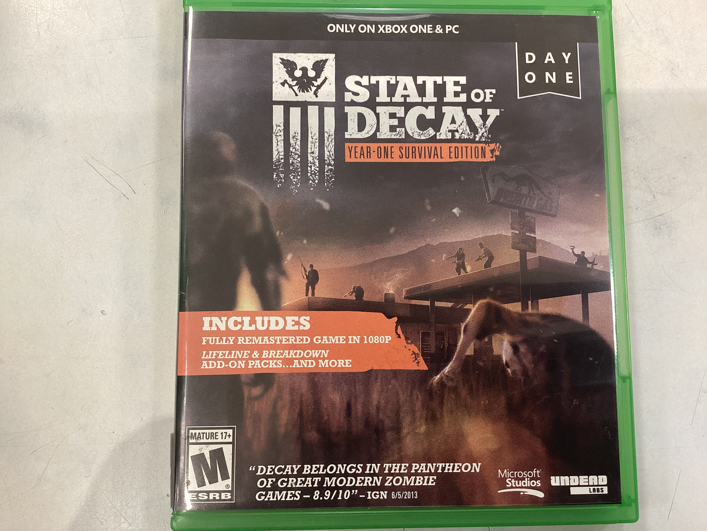 State of Decay; Year-One Survival Edition -XB1- Used