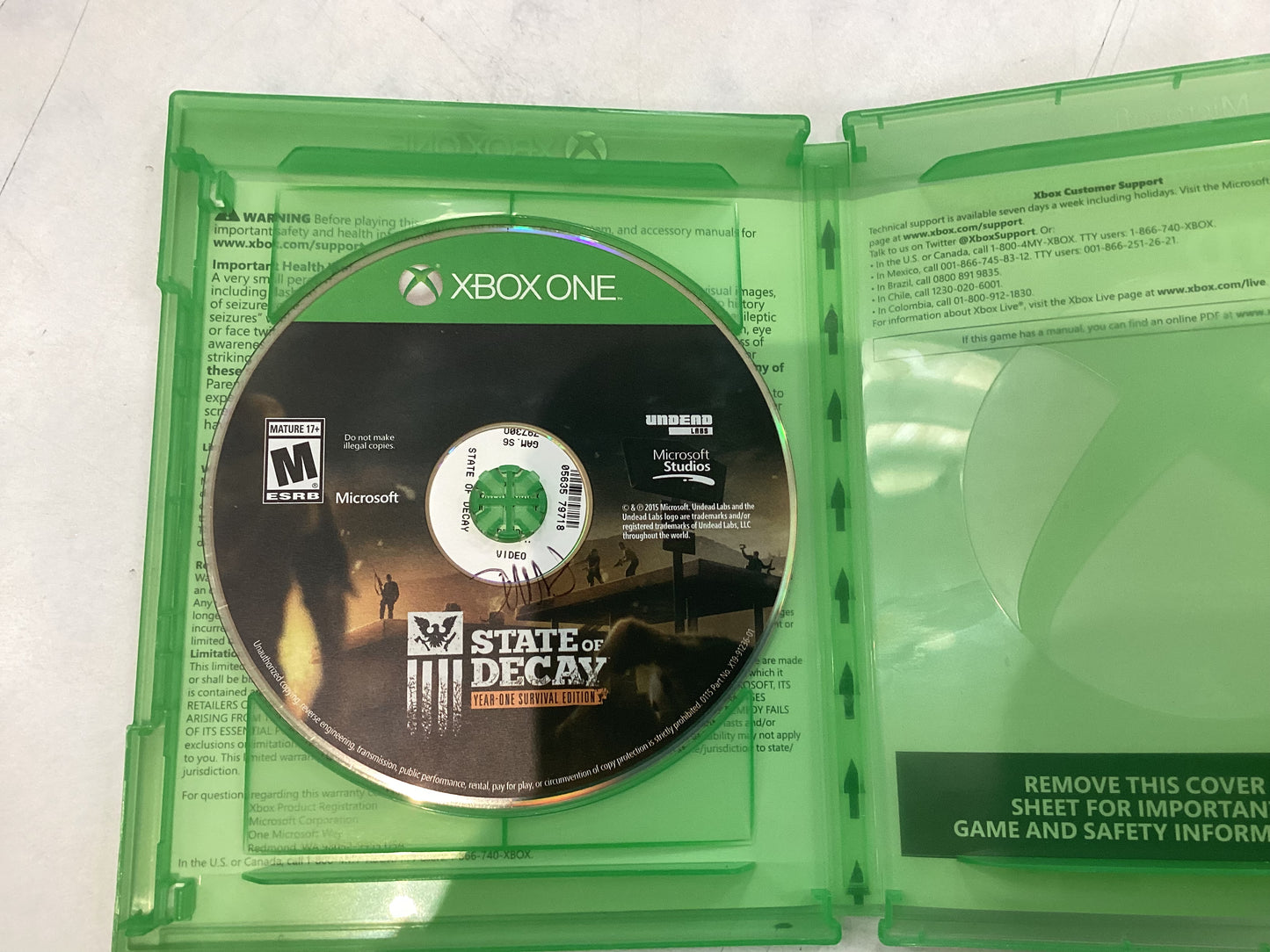 State of Decay; Year-One Survival Edition -XB1- Used