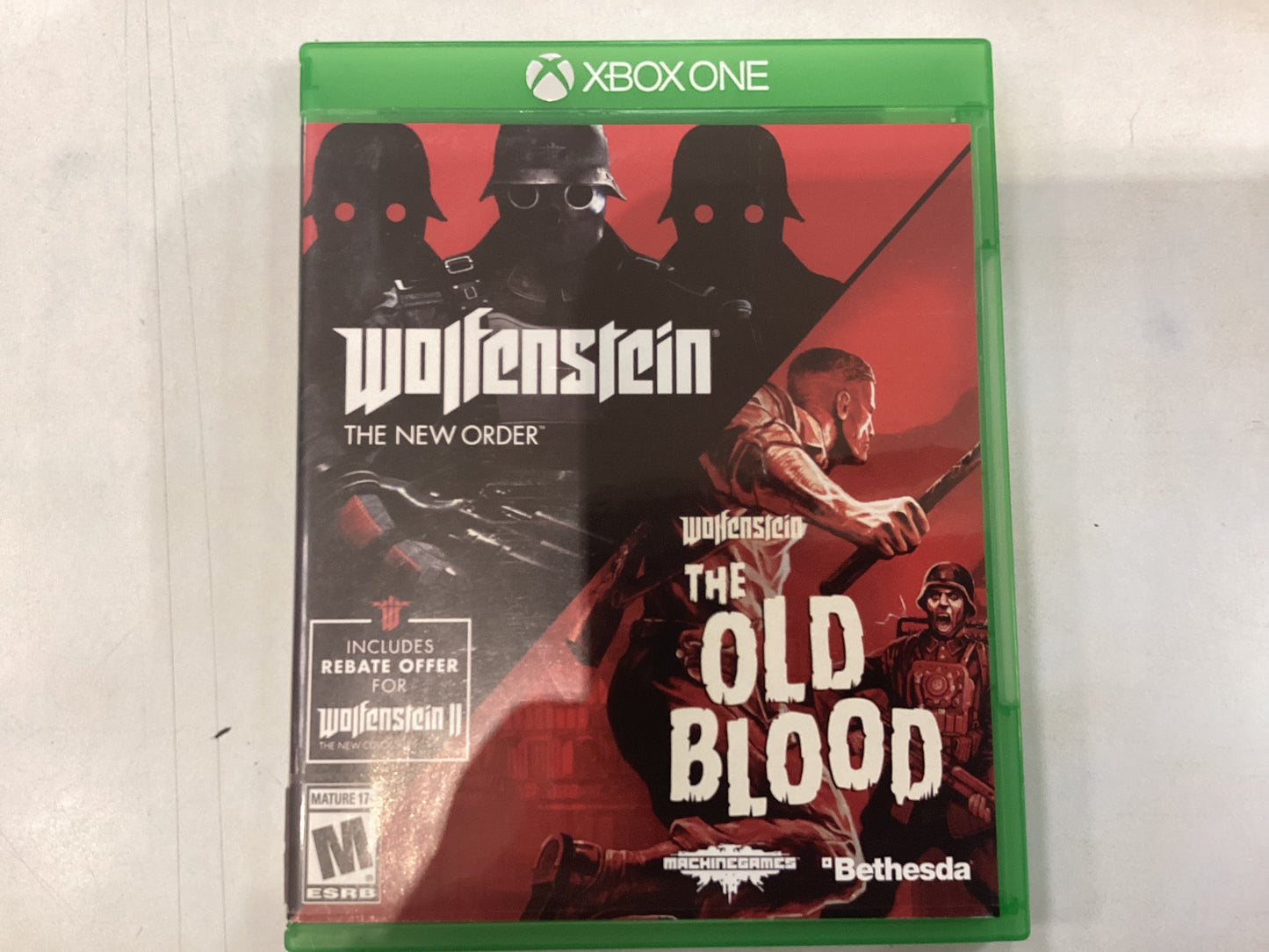 Wolfenstein; The New Order/The Old Blood -XB1- Used