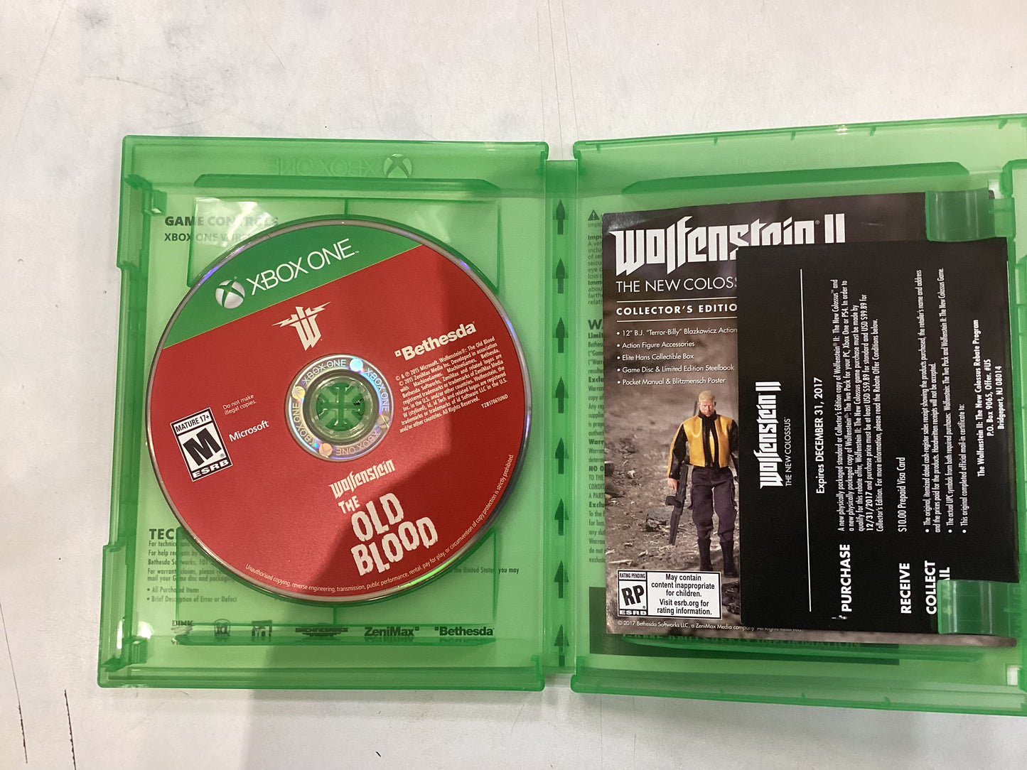 Wolfenstein; The New Order/The Old Blood -XB1- Used