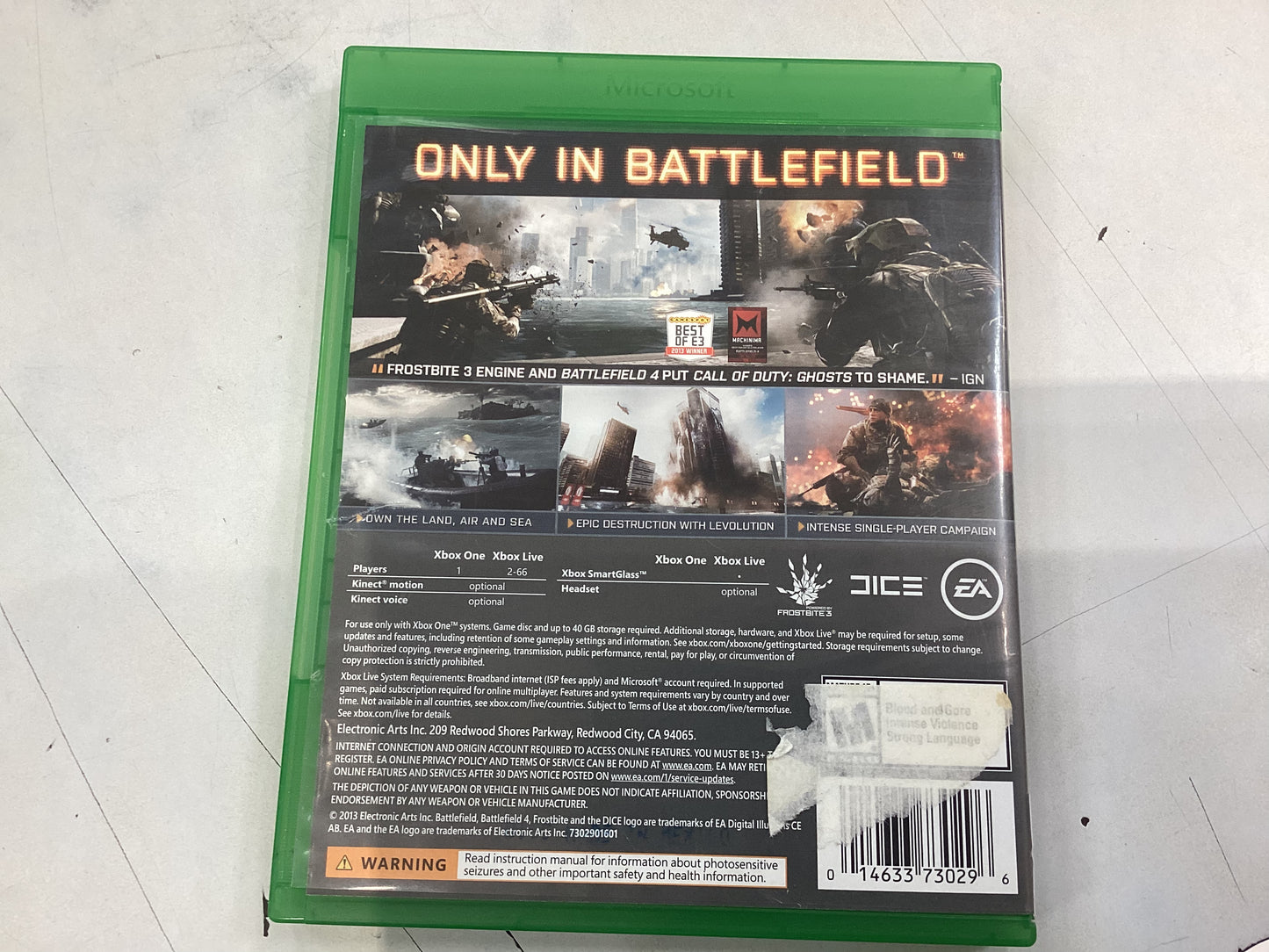 Battlefield 4 -XB1- Used