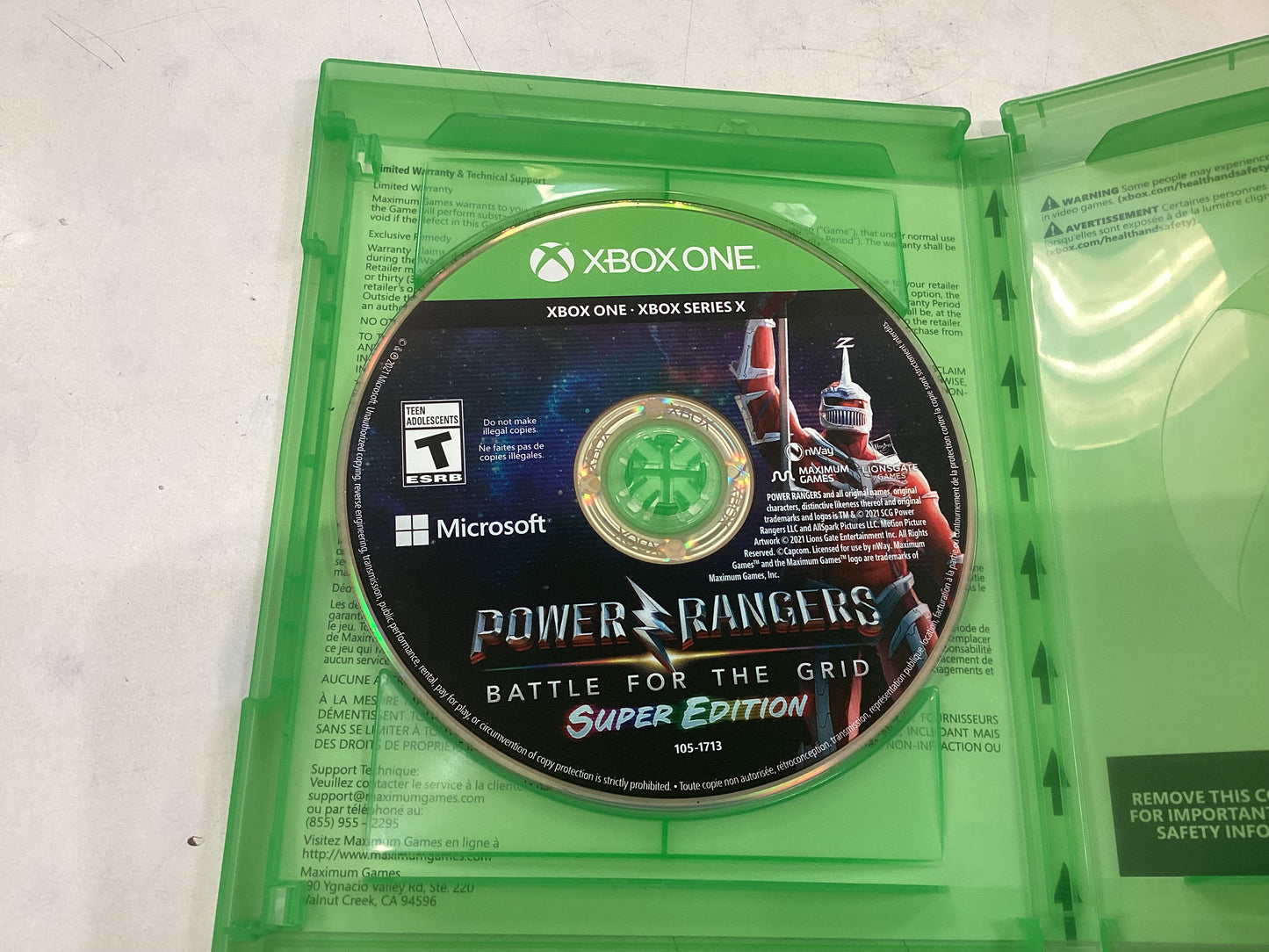 Power Rangers; Battle for The Grid Super Edition -XB1- Used