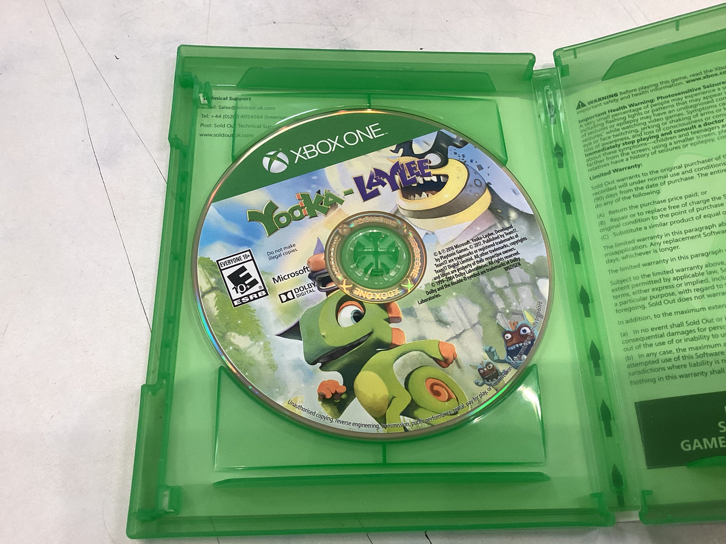 Yooka-Laylee -XB1- Used