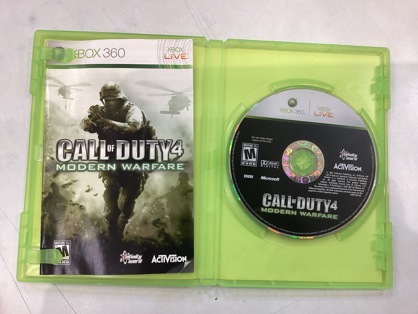 Call of Duty 4 Modern Warfare -XB360- Used