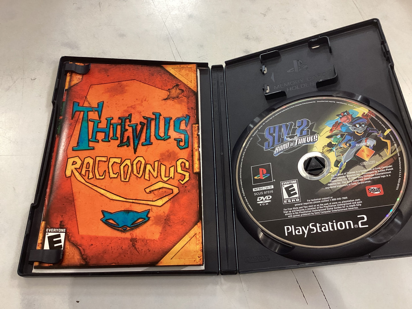 Sly 2; Band of Thieves -PS2- Used