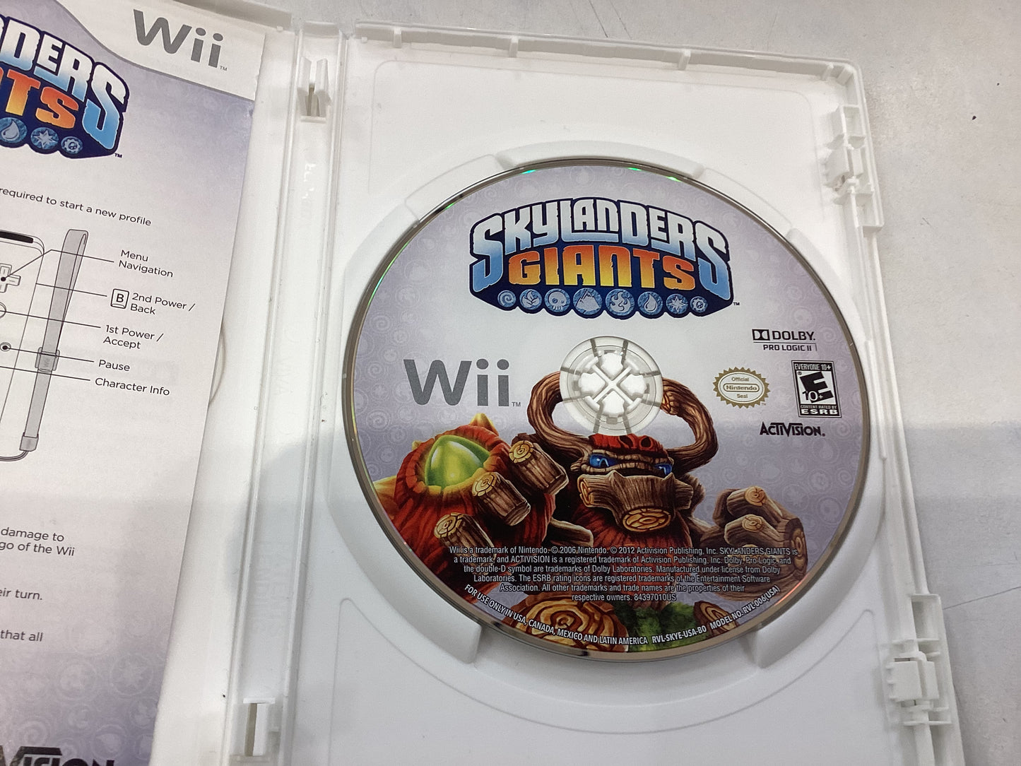 Skylanders Giants -Wii- Used