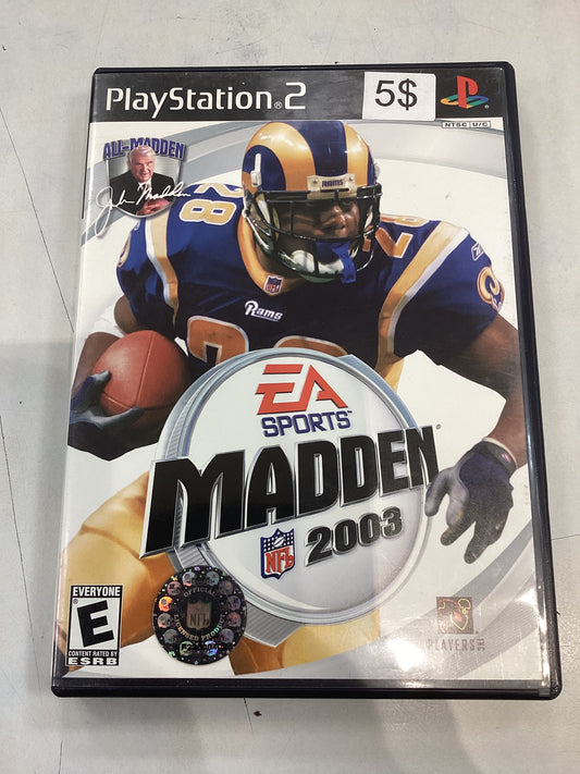 Madden 03 - PS2 - Used