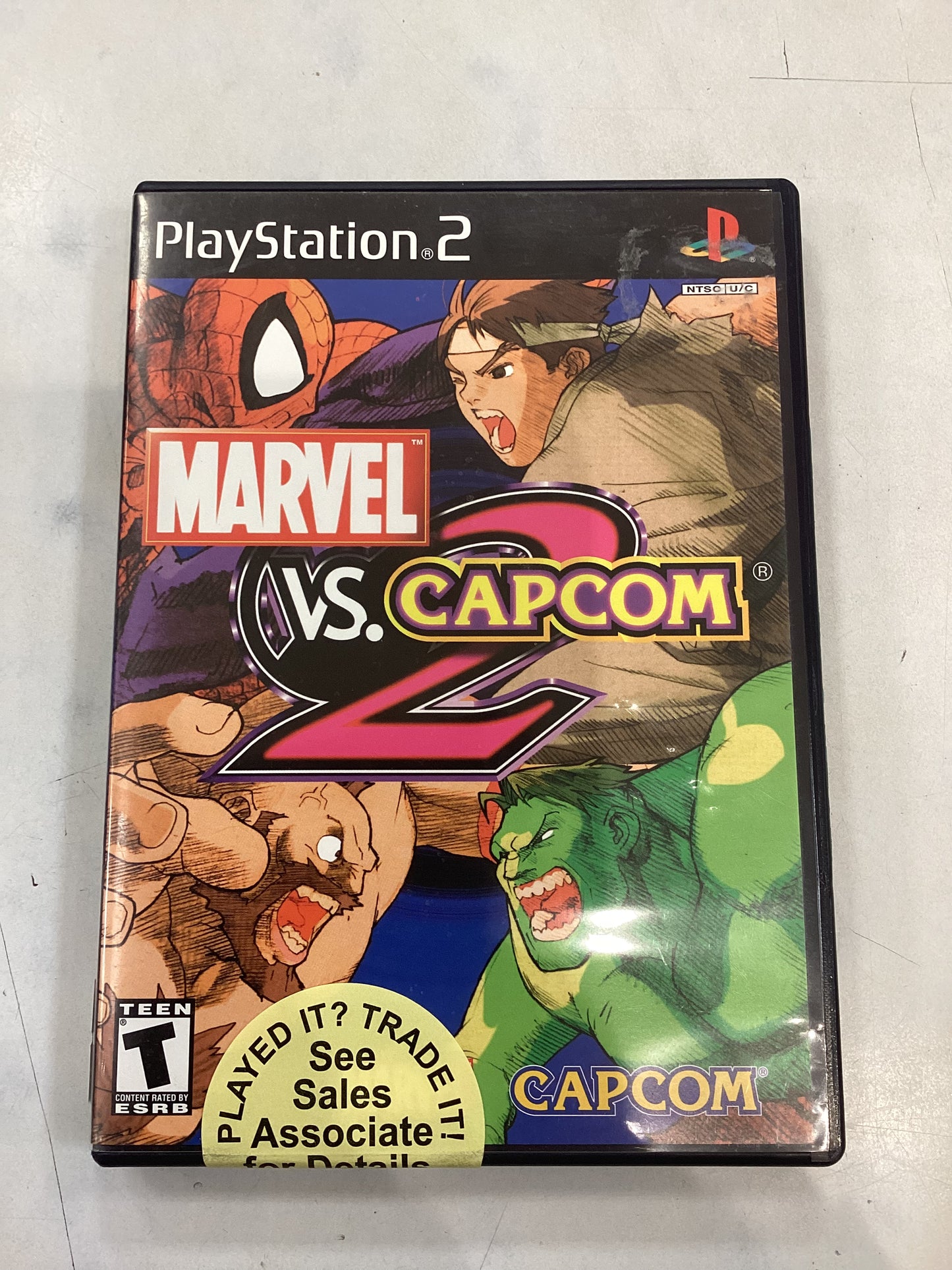 Marvel vs. Capcom 2 -PS2- Used