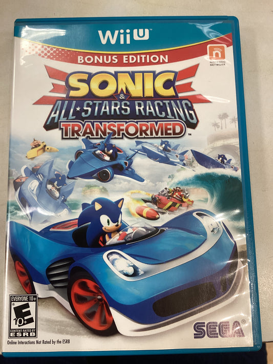 Sonic All-Stars Racing Transformed -Wii U- Used