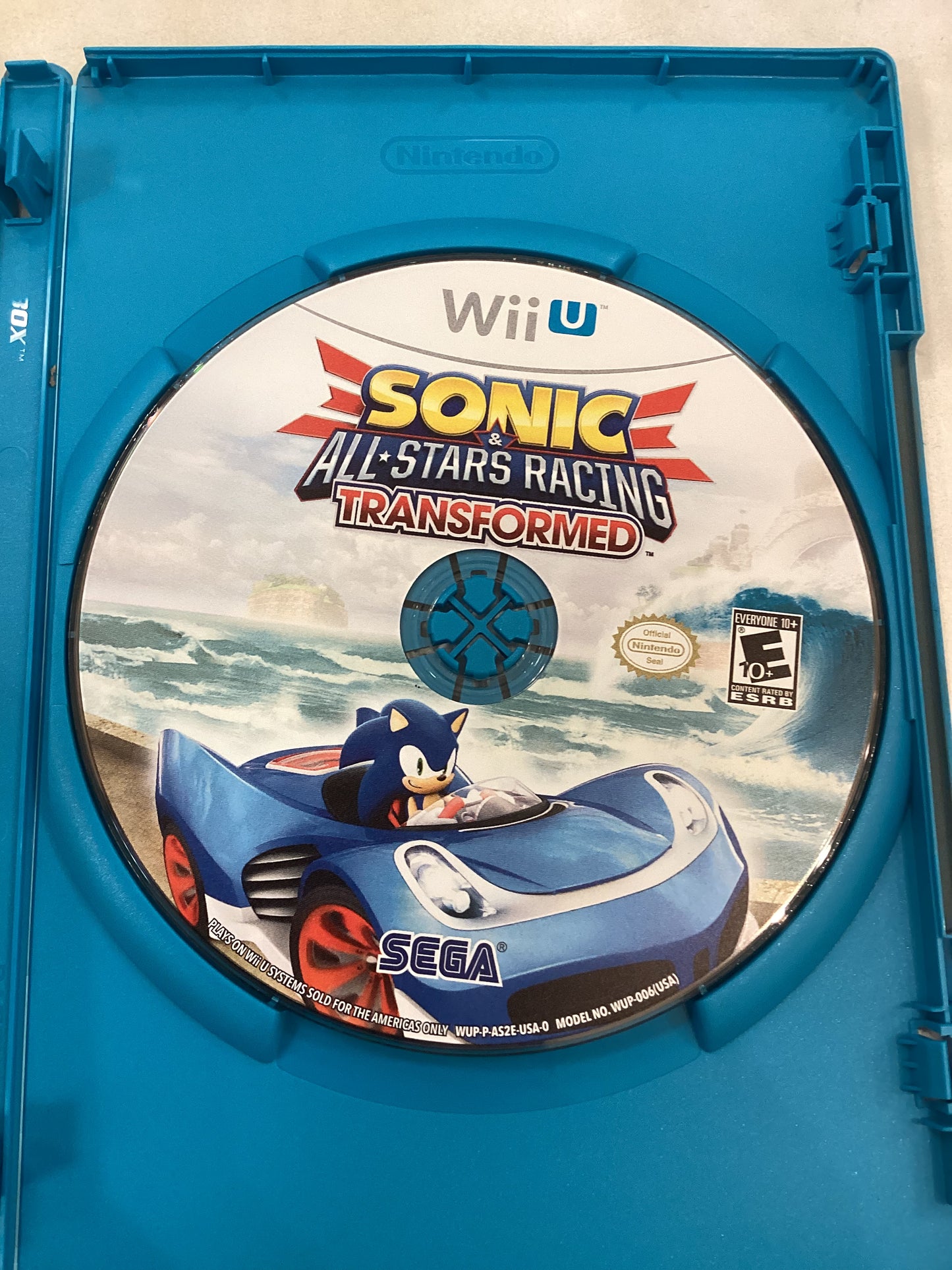 Sonic All-Stars Racing Transformed -Wii U- Used