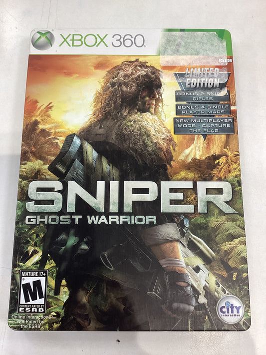 Sniper Ghost Warrior (Steel Book) -XB360- Used