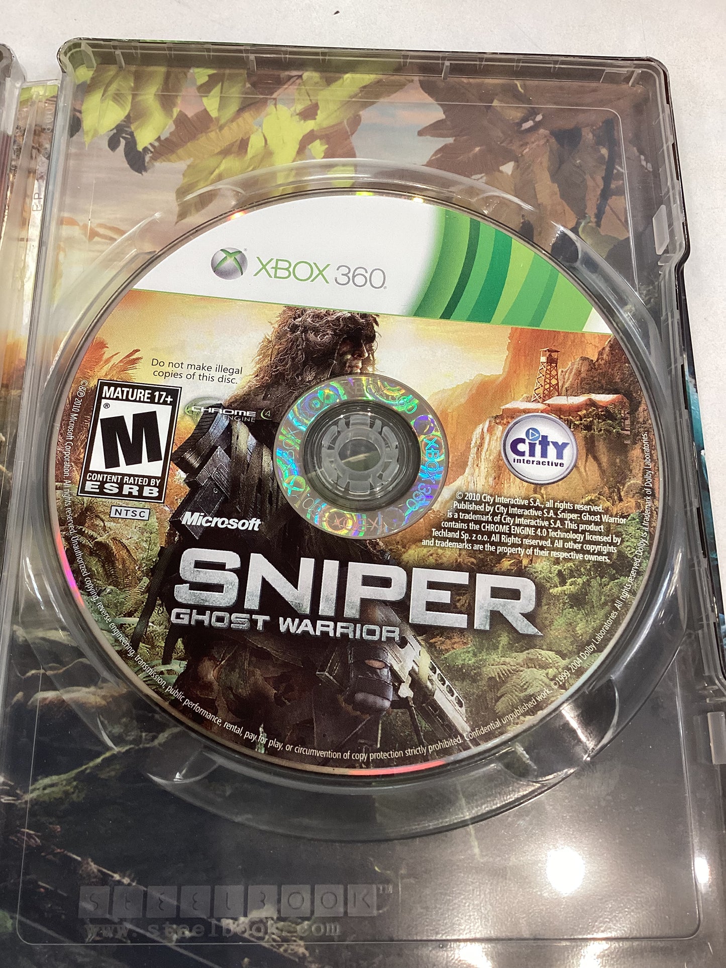 Sniper Ghost Warrior (Steel Book) -XB360- Used